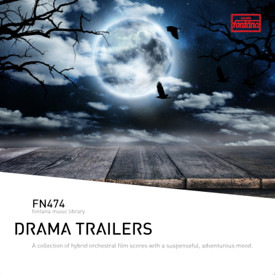 A collection of hybrid orchestral film scores with a suspenseful, adventurous mood.